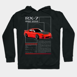 RX7 FD (red) Hoodie